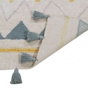 Tapis 120x160cm AZTECA Lorena Canals natural-vintage blue