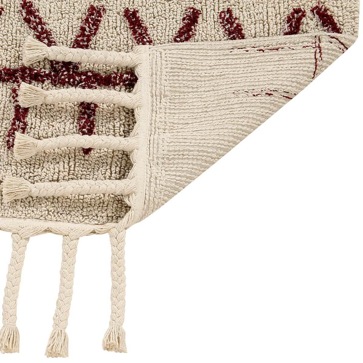 Tapis 120x160cm BEREBER Lorena Canals burgundy