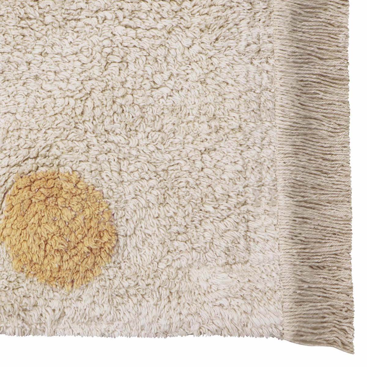 Tapis 120x160cm HIPPY DOTS Lorena Canals Natural-Honey