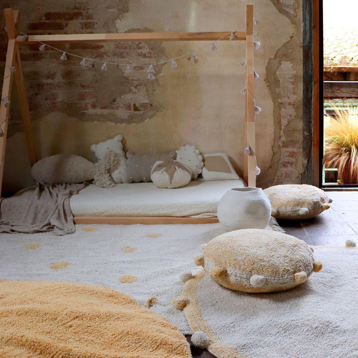 Tapis 120x160cm HIPPY DOTS Lorena Canals Natural-Honey