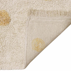 Tapis 120x160cm HIPPY DOTS Lorena Canals Natural-Honey