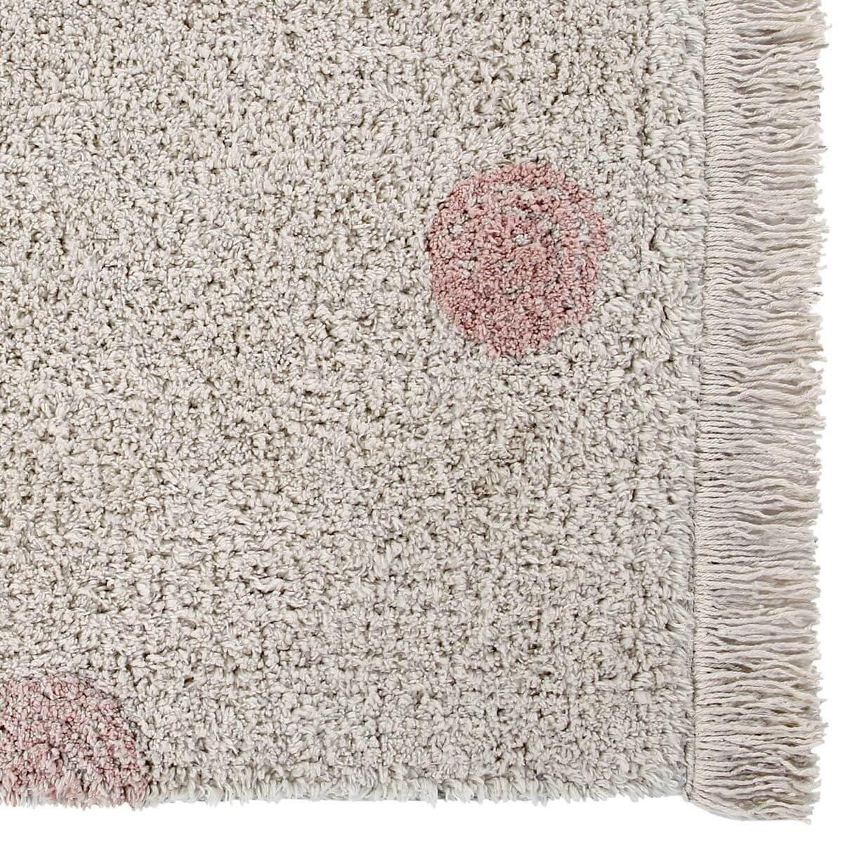 Tapis 120x160cm HIPPY DOTS Lorena Canals Natural-Vintage Nude