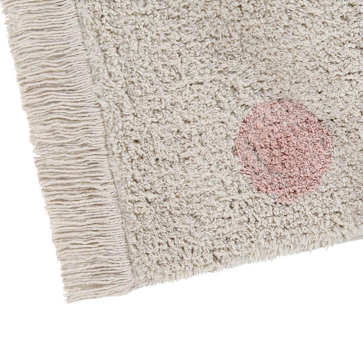 Tapis 120x160cm HIPPY DOTS Lorena Canals Natural-Vintage Nude