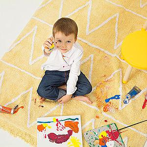 Tapis 120x160cm HIPPY Lorena Canals yellow