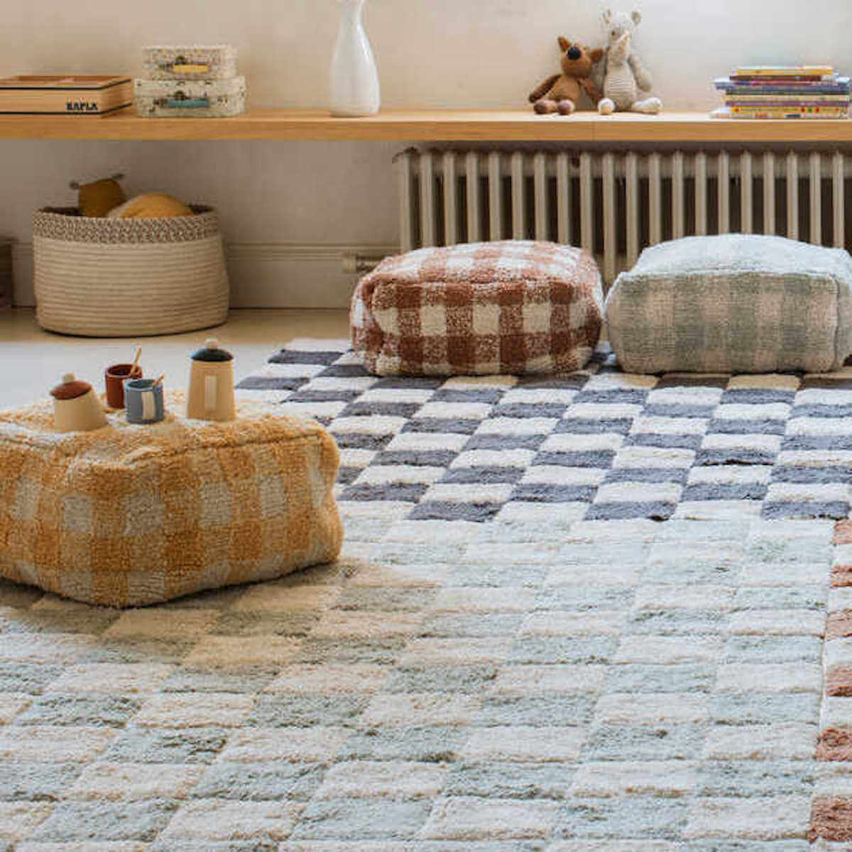 Tapis 120x160cm LITTLE CHEF Lorena Canals Blue Sage