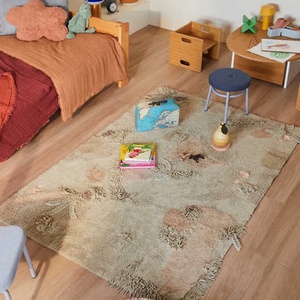 Tapis 120x160cm MUSHROOM FOREST Lorena Canals Olive Rose Chestnut Golden Natural