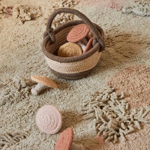 Tapis 120x160cm MUSHROOM FOREST Lorena Canals Olive Rose Chestnut Golden Natural