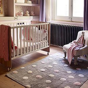 Tapis 120x160cm POLKA DOTS Lorena  Canals grey-pink