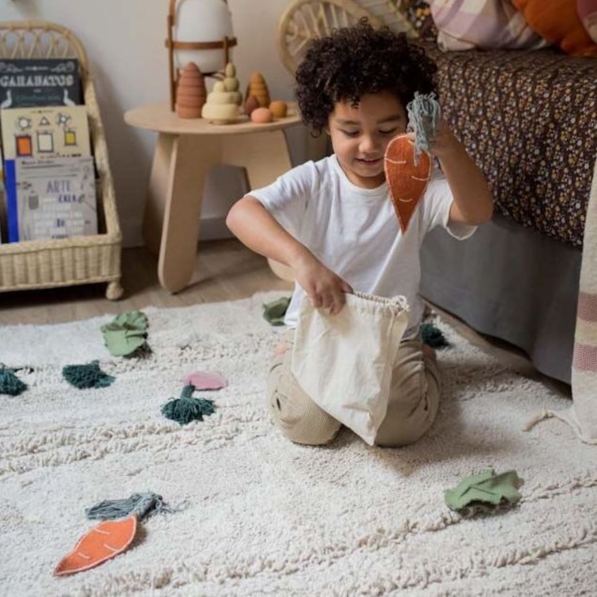 Tapis 120x160cm VEGGIES GARDEN Lorena Canals