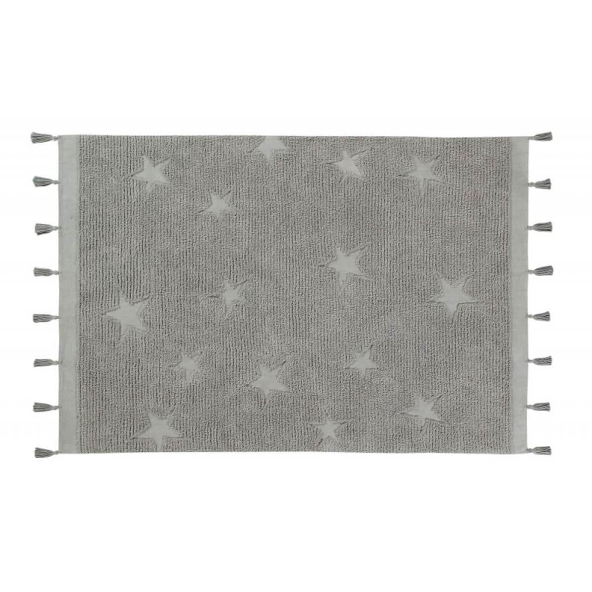 Tapis 120X175cm HIPPY STARS Lorena Canals grey