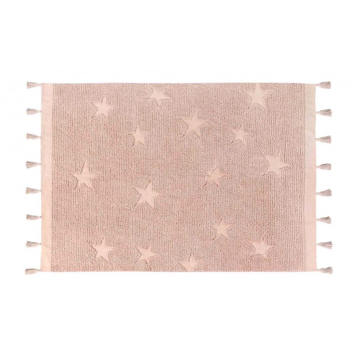 Tapis 120X175cm HIPPY STARS Lorena Canals vintage nude