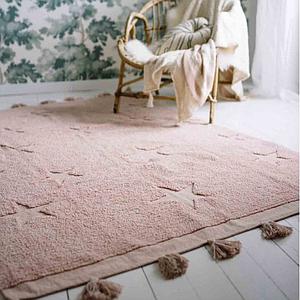 Tapis 120X175cm HIPPY STARS Lorena Canals vintage nude