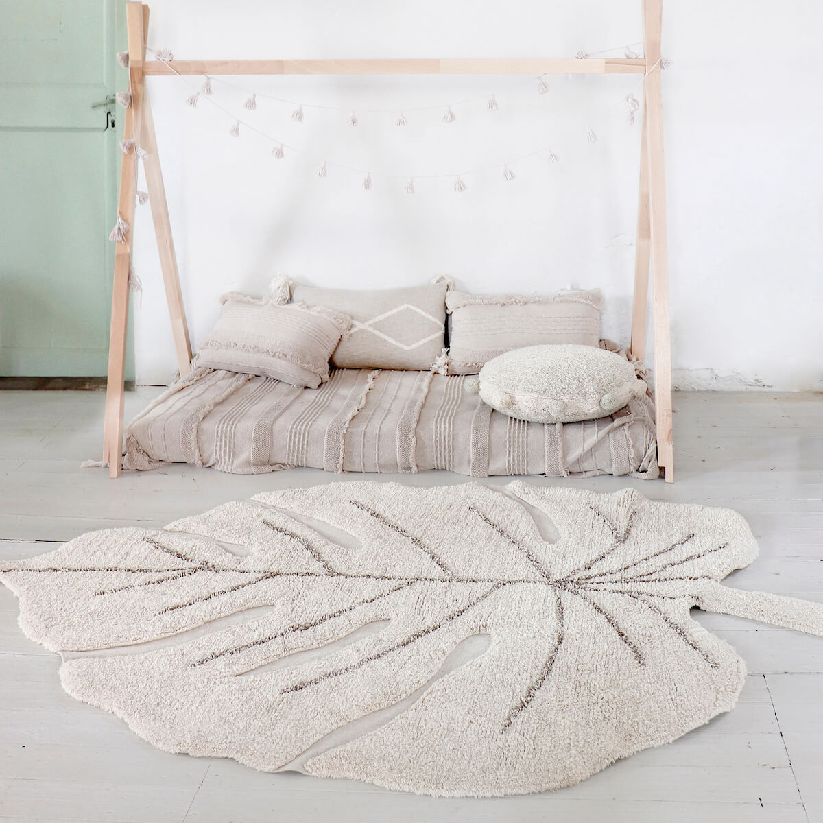 Tapis 120x180cm MONSTERA Lorena Canals Natural