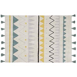 Tapis 140x200 cm AZTECA Lorena Canals natural-vintage blue