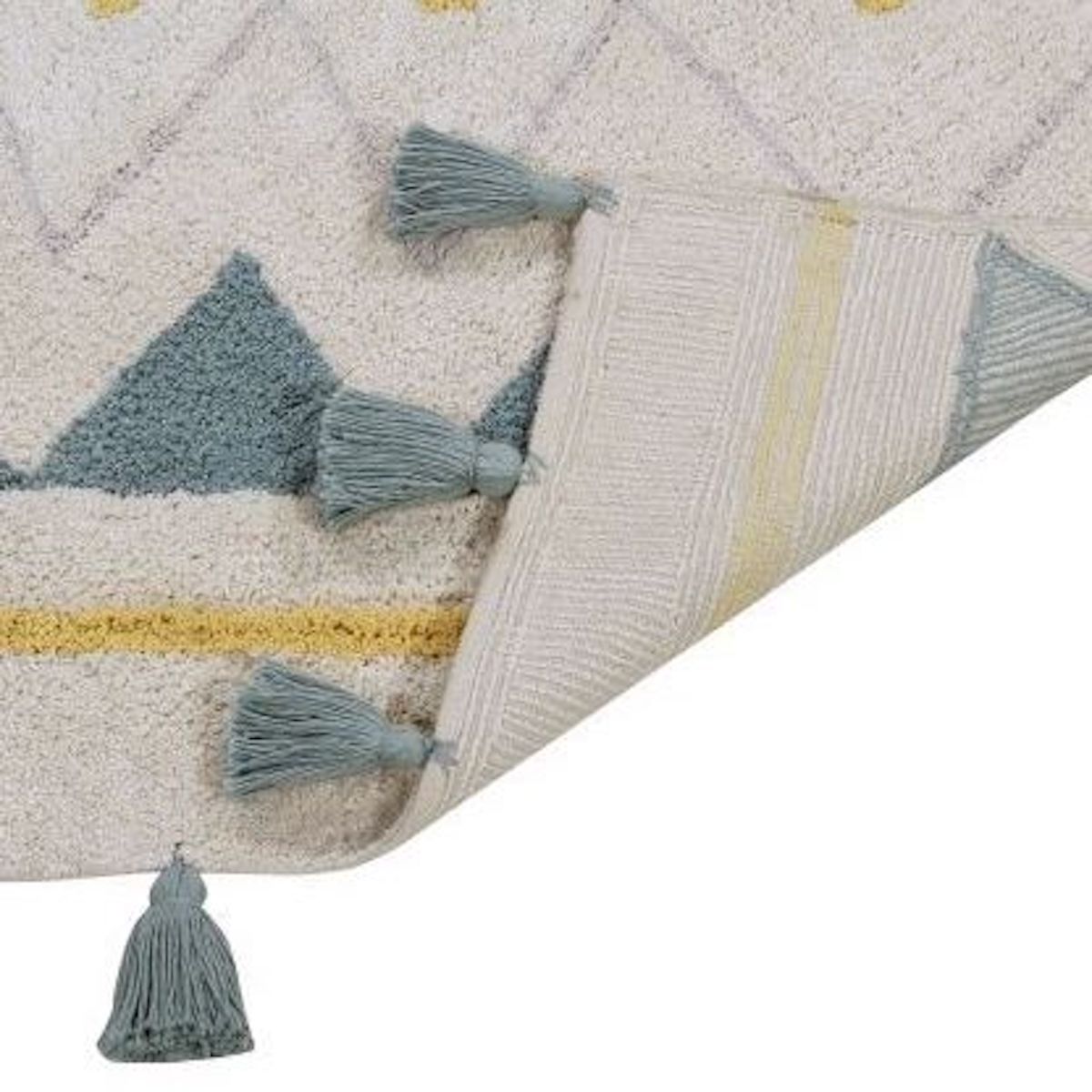 Tapis 140x200cm AZTECA Lorena Canals natural-vintage blue