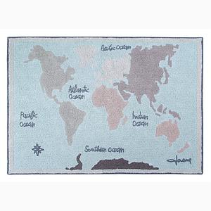 Tapis 140x200cm VINTAGE MAP Lorena Canals