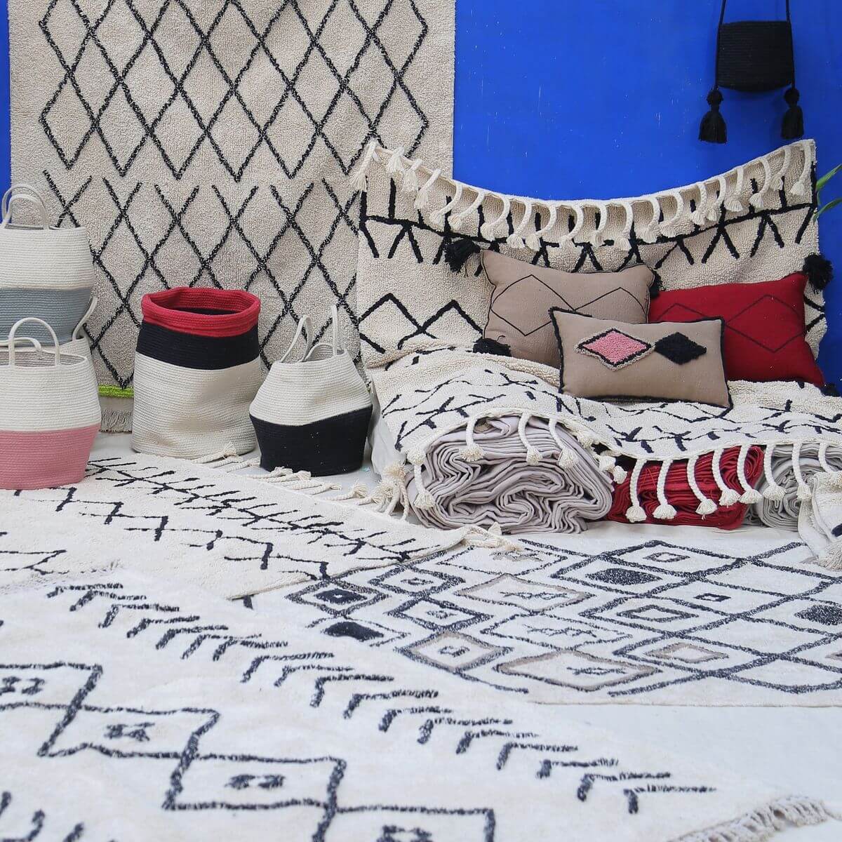 Tapis 140x210cm BEREBER Lorena Canals rhombs