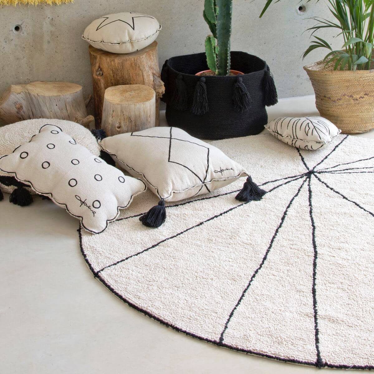 Tapis 160cm TRACE Lorena Canals beige