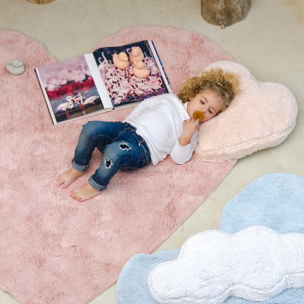 Tapis 160x180cm PUFFY Lorena Canals love nude