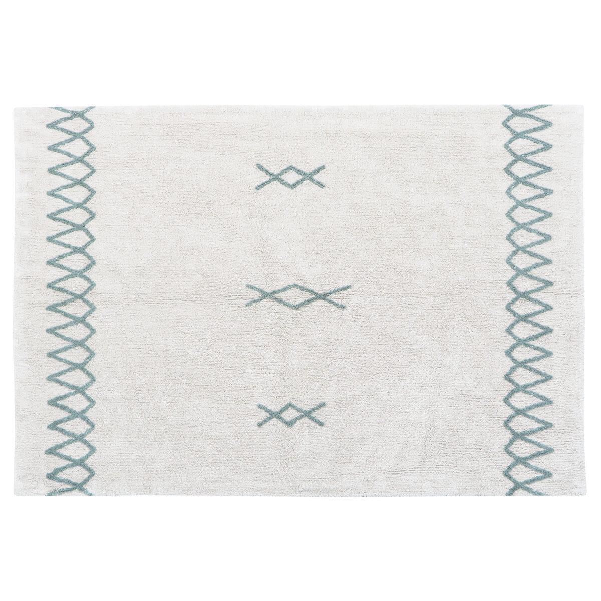 Tapis 170x240cm ATLAS NATURAL Lorena Canals Vintage Blue