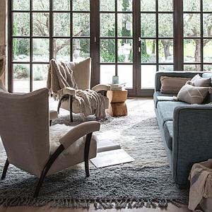 Tapis 200x140cm INTO THE BLUE Lorena Canals woolable