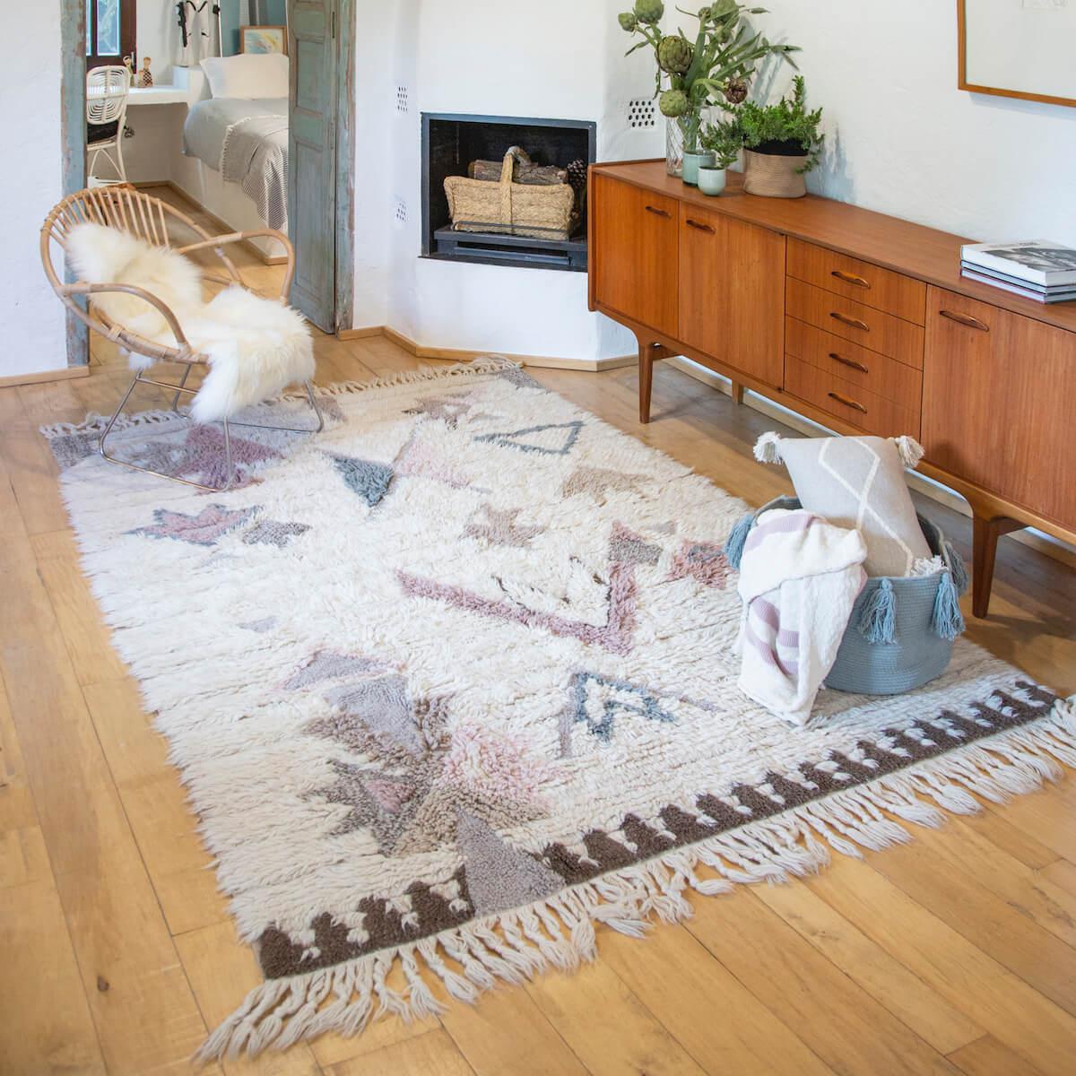 Tapis 200x140cm TUBA Lorena Canals woolable