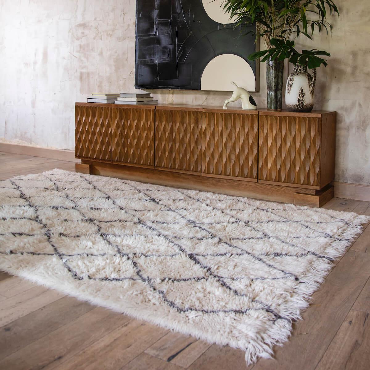 Tapis 300x200cm BERBER SOUL Lorena Canals woolable