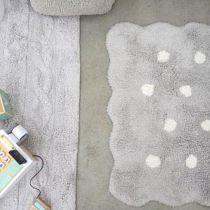 Tapis 70x100cm MINI BISCUIT Lorena Canals Pearl Grey