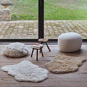 Tapis 75x110cm WOOLLY Lorena Canals Sheep White
