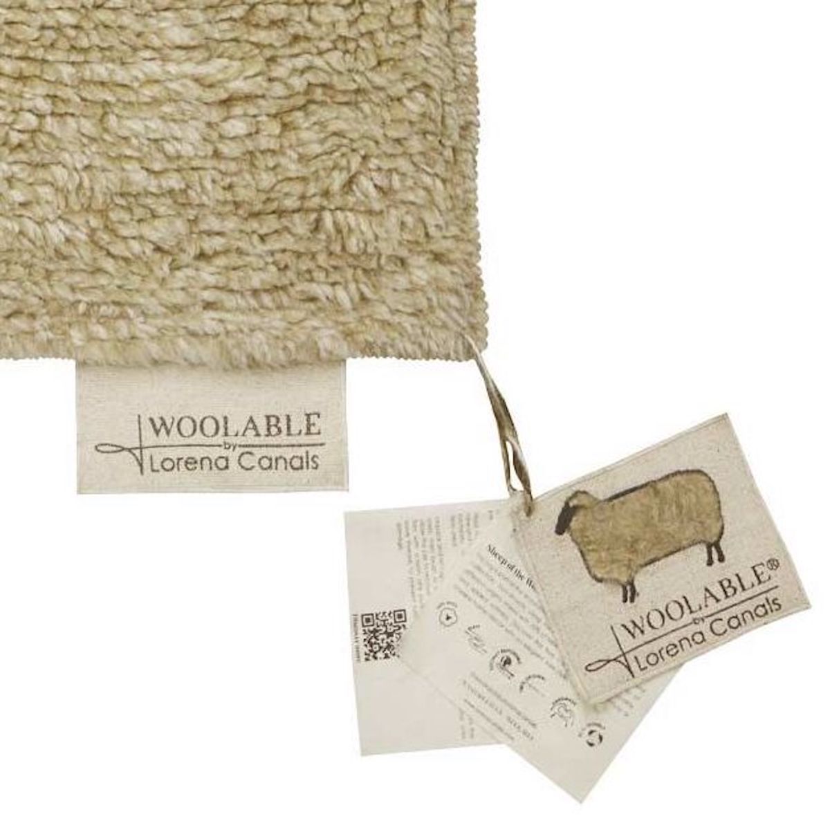 Tapis 80x140cm TUNDRA Lorena Canals Blended Sheep Beige