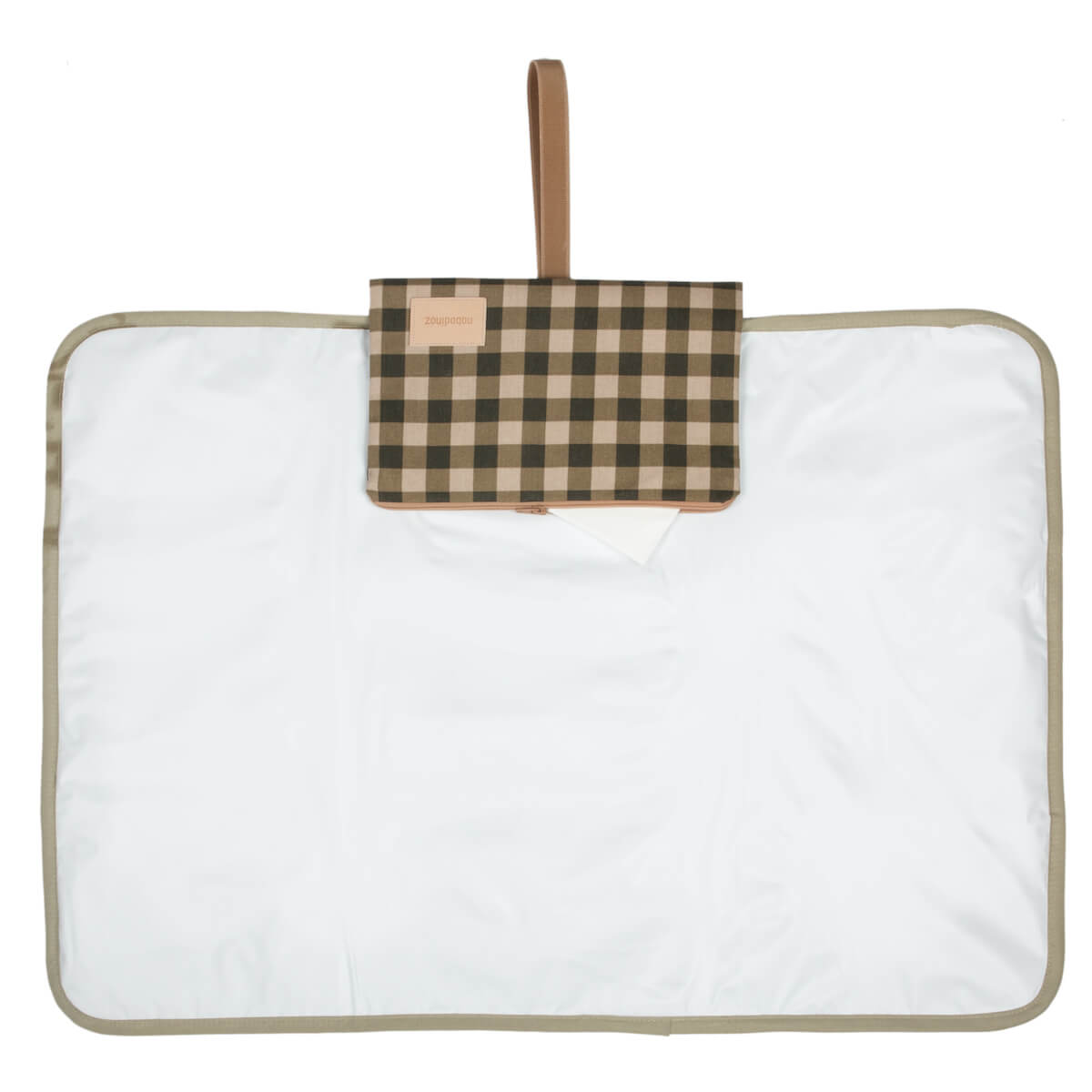 Tapis à langer HYDE PARK Nobodinoz Green Checks