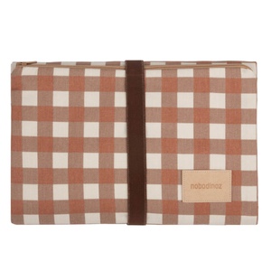 Tapis à langer HYDE PARK Nobodinoz Terracotta Checks