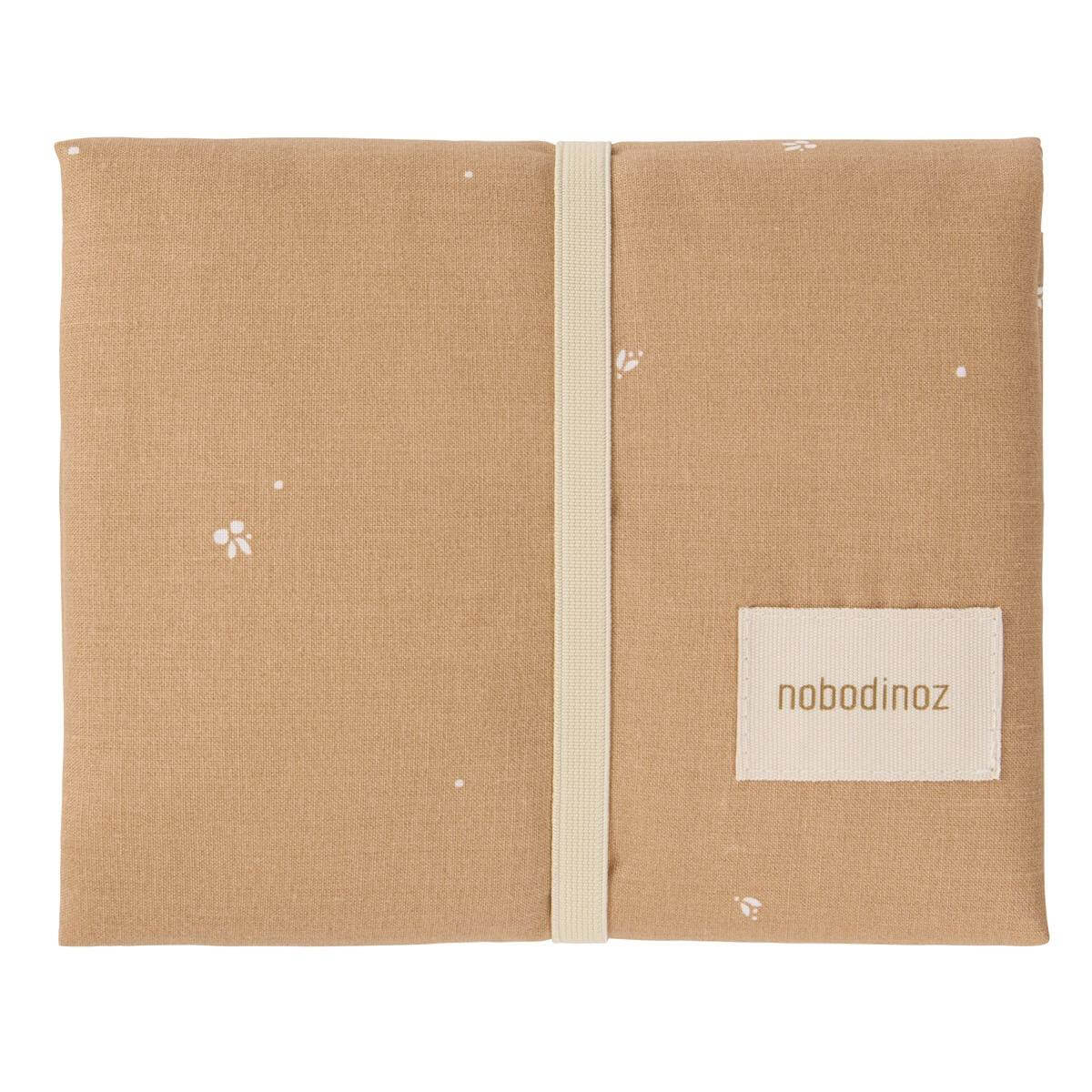 Tapis à langer STORIES Nobodinoz blush little cherries