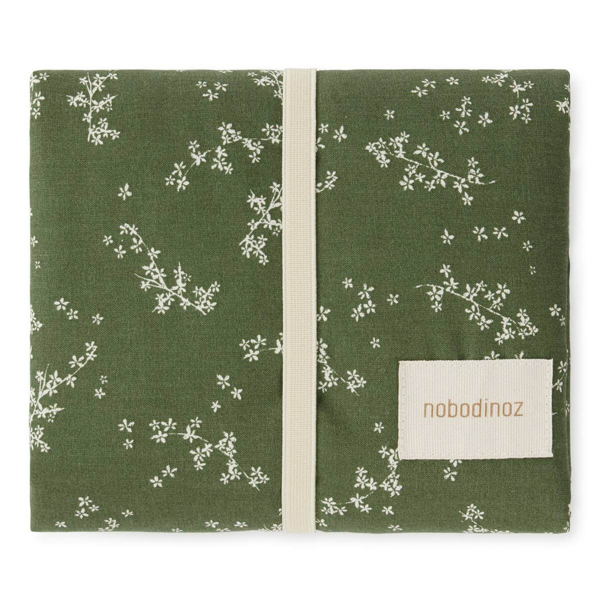 Tapis à langer STORIES Nobodinoz green jasmine