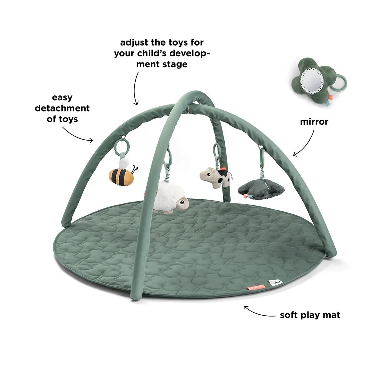 Tapis d'activités Tiny farm Done by deer Green
