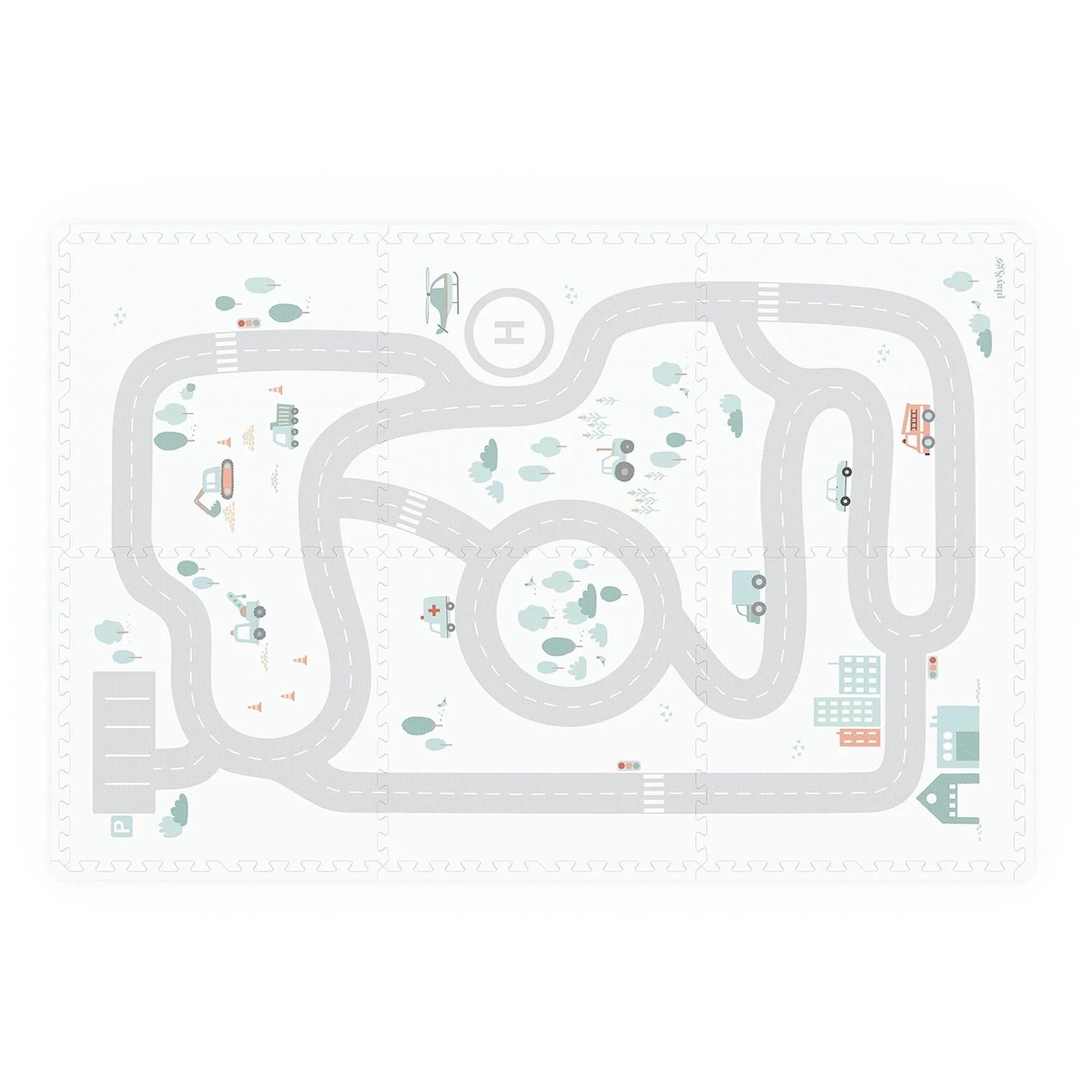Tapis de jeu 120x180cm EEVAA Play&go