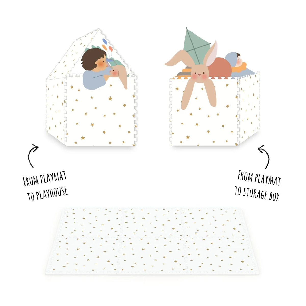 Tapis de jeu 120x180cm EEVAA TREEHOUSE Play&go