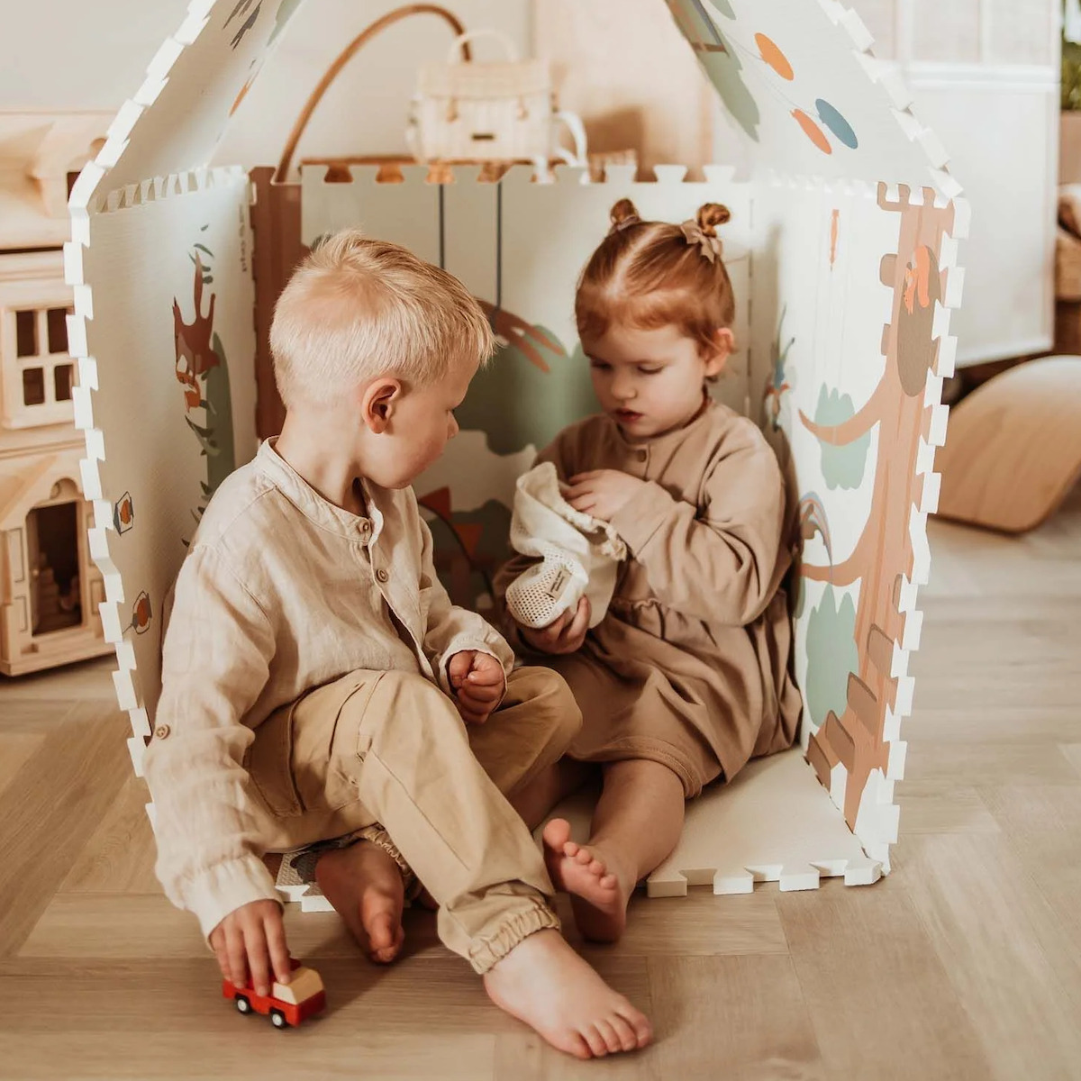 Tapis de jeu 120x180cm EEVAA TREEHOUSE Play&go