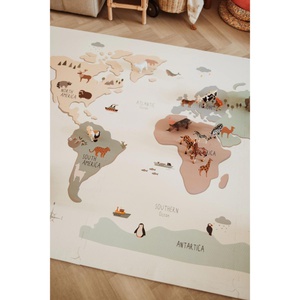 Tapis de jeu 120x180cm EEVAA WORLDMAP COLOUR Play&go