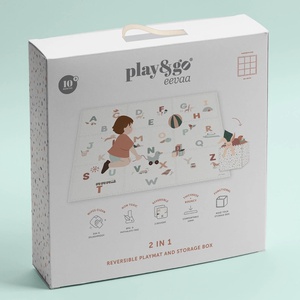Tapis de jeu 180x180cm EEVAA Play&go Alphabet