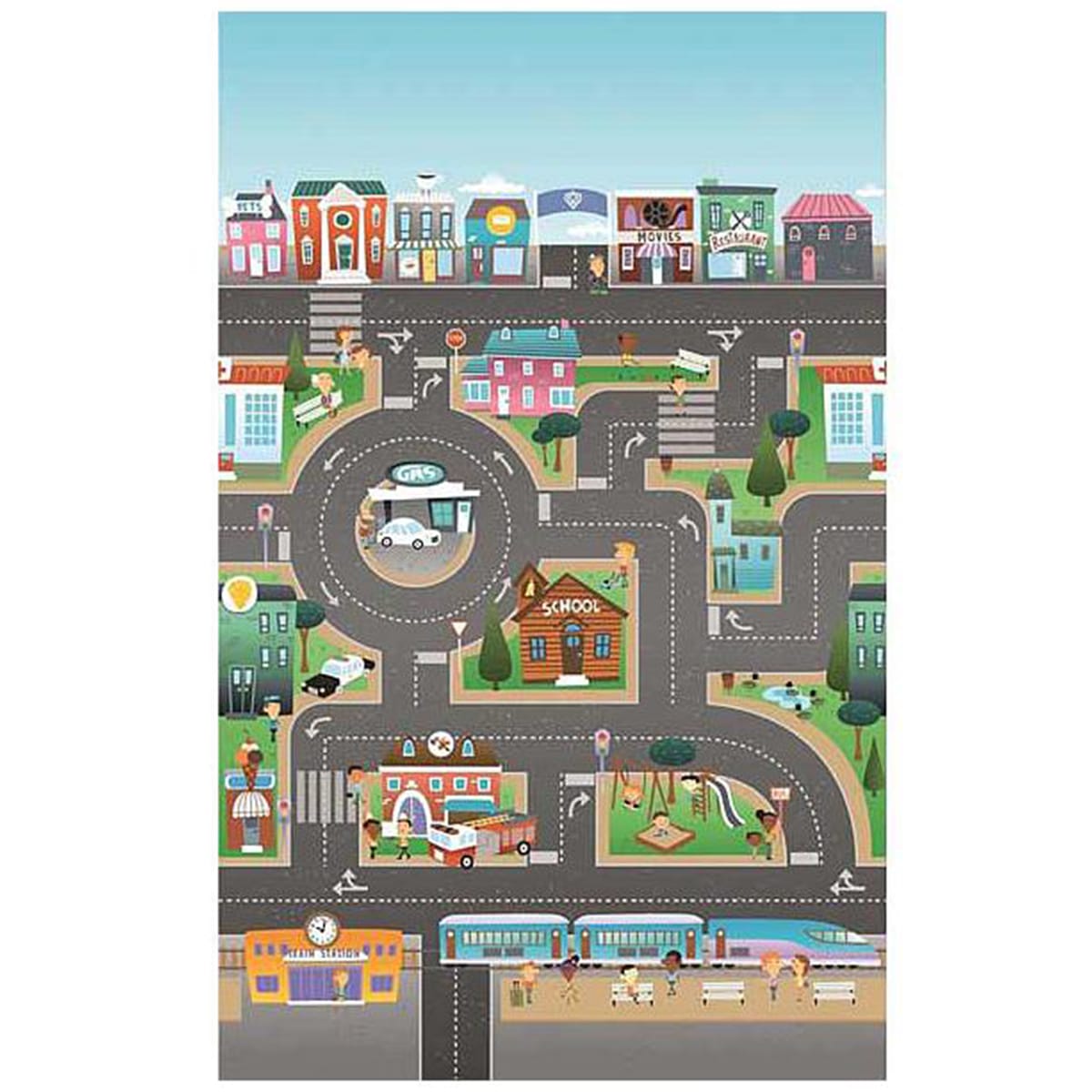 Tapis de jeu enfant CITY/FARM Prince Lion Heart