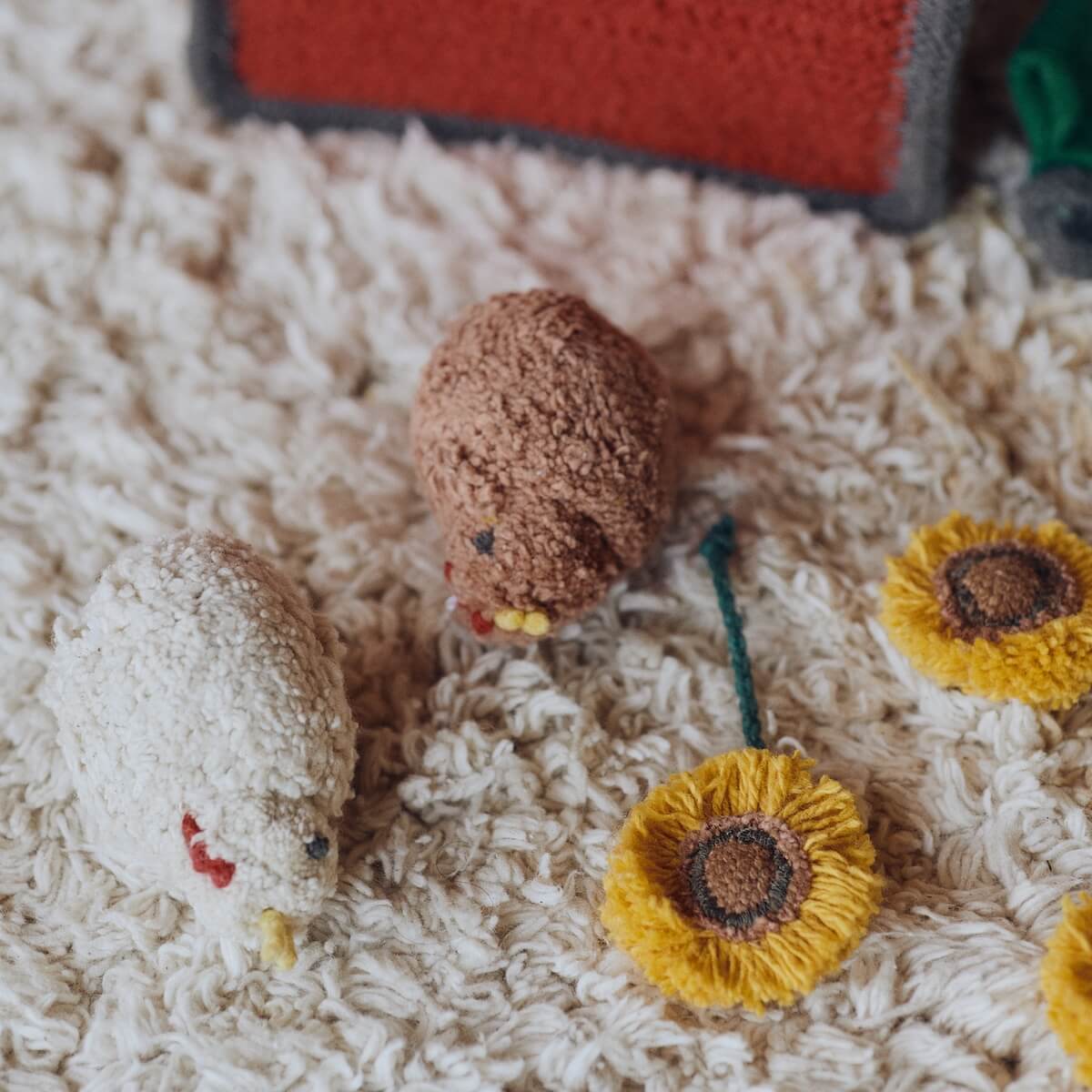 Tapis de jeu lavable 120x170cm FARM FIELS Lorena Canals