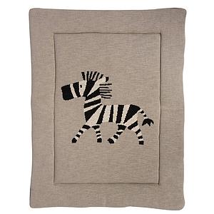 Tapis de parc 73x93cm TRICOT Quax Zebra