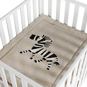Tapis de parc 73x93cm TRICOT Quax Zebra