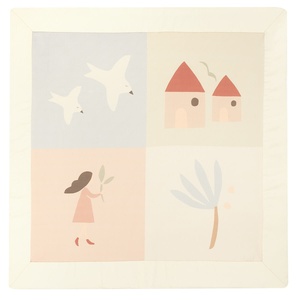 Tapis d’éveil 100x100cm PLAYGROUND Nobodinoz Sweet Home