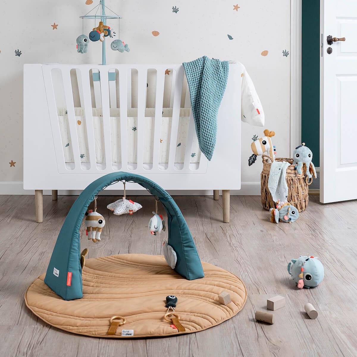 Tapis d'éveil-arche SEA FRIENDS Done by Deer Colour Mix