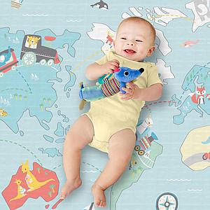 Tapis d'éveil bébé réversible LITTLE VOYAGEURS Skip Hop