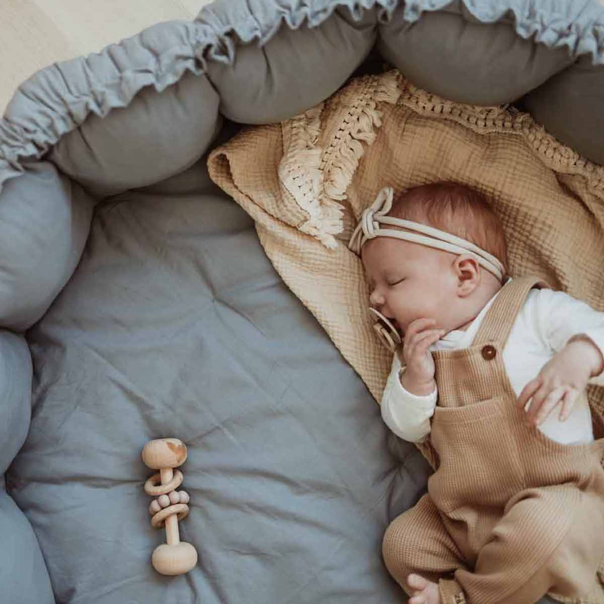 Tapis d'éveil BLOOM Play&go Dusty blue Organic