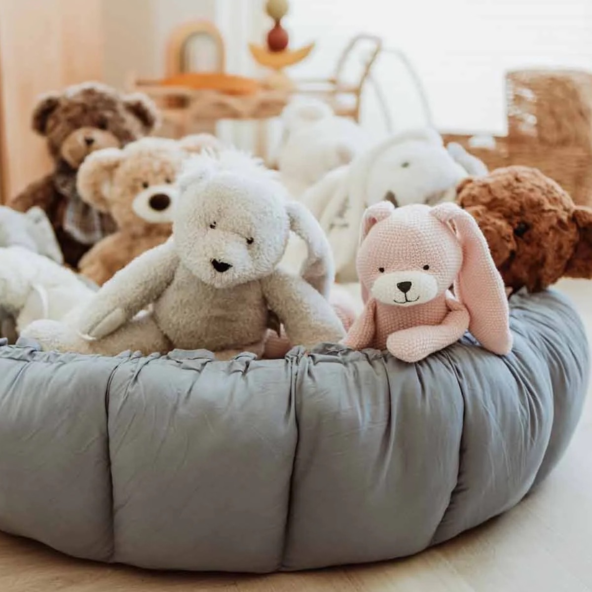 Tapis d'éveil BLOOM Play&go Dusty blue Organic