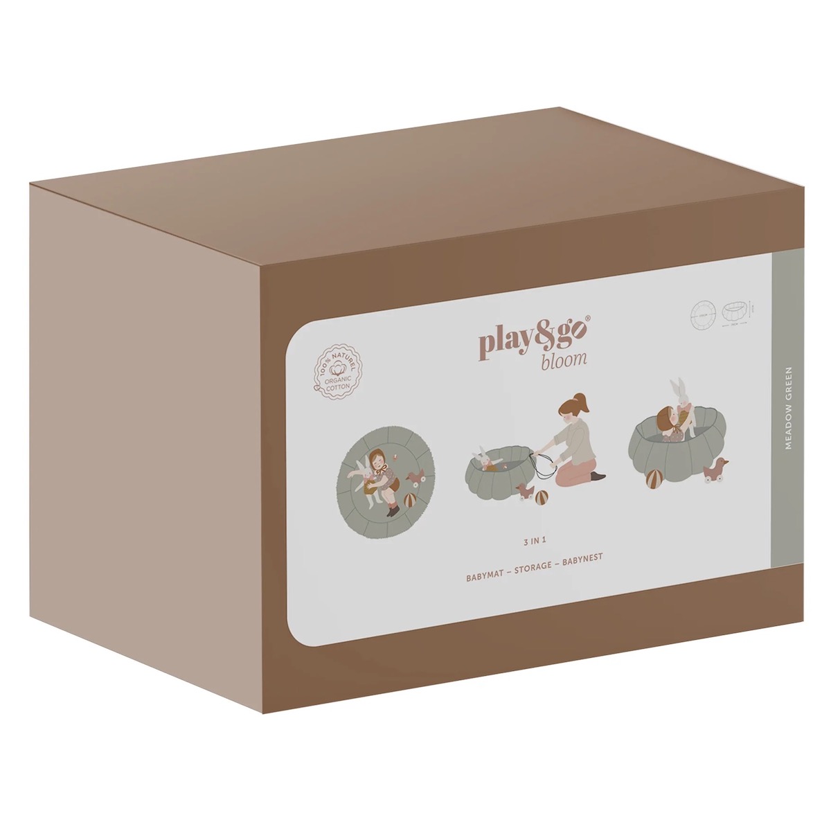 Tapis d'éveil BLOOM Play&go Tawny Brown Organic